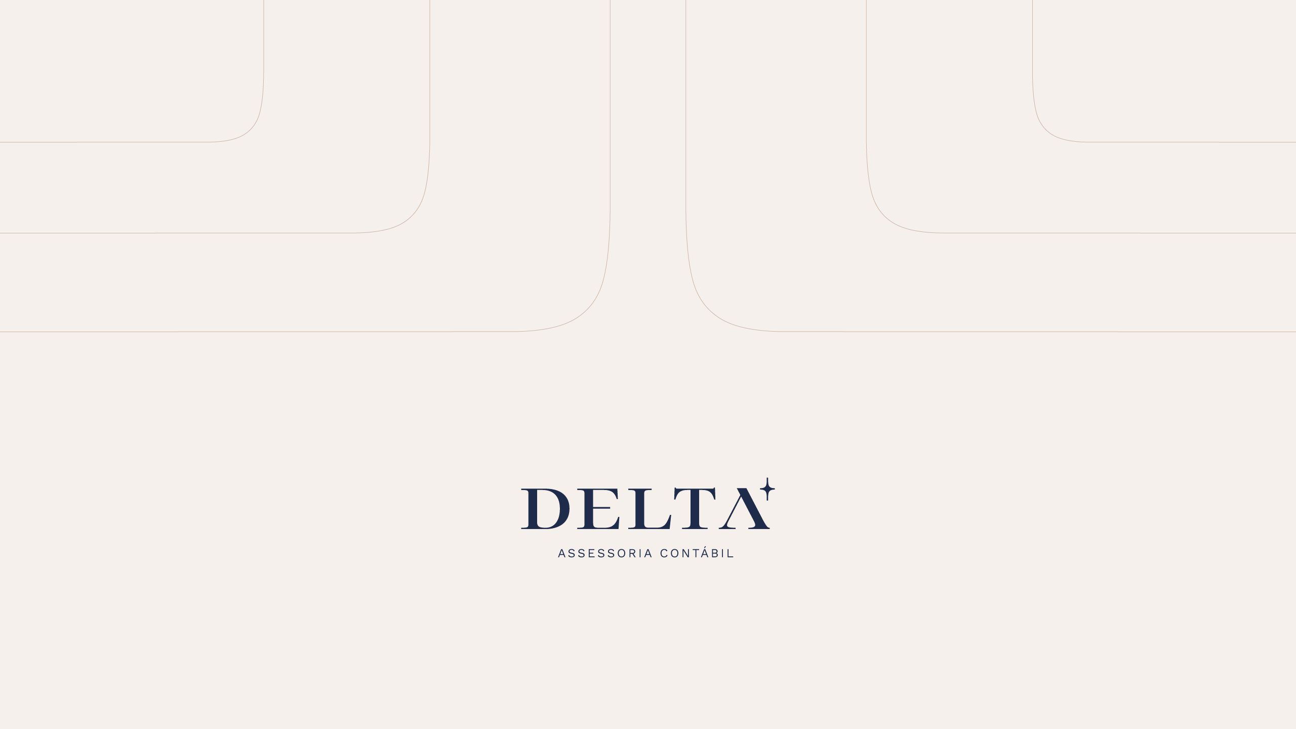 Logo principal da Delta Contabilidade com a estrela guia
