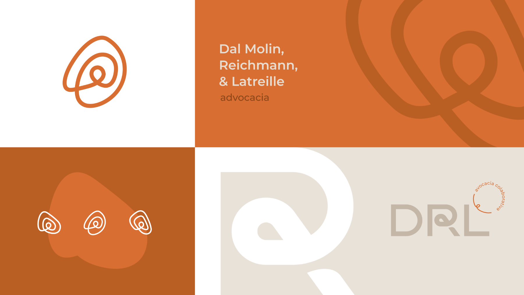 Sistema de logo da DRL Advocacia