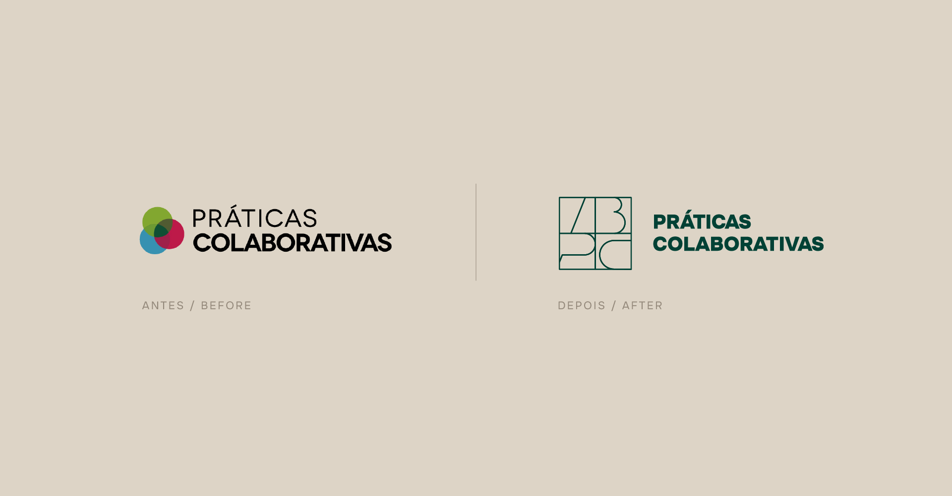 Versão outline do logo do IBPC